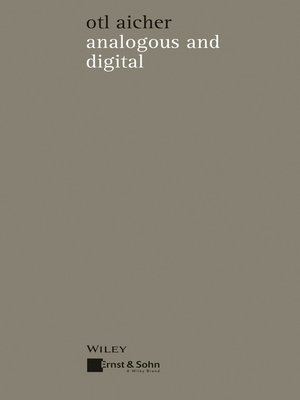 cover image of analogous and digital